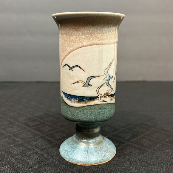 Vintage Otagiri Seagull Irish Coffee Style Pedestal Mug - Picture 2 of 7